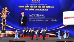 Chủ tịch HĐQT, Tổng giám đốc Geleximco được vinh danh Doanh nhân Việt Nam tiêu biểu xuất sắc - Cúp Thánh Gióng 2026